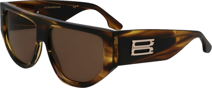 Victoria Beckham Victoria Beckham Brown Acetate Sunglasses