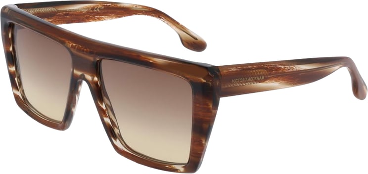 Victoria Beckham Victoria Beckham Brown Acetate Sunglasses