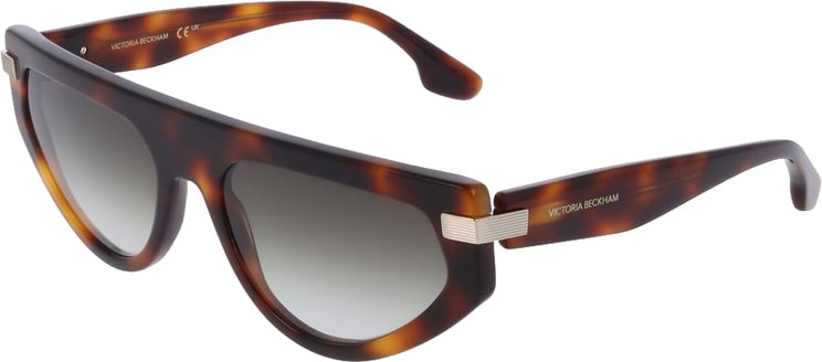 Victoria Beckham Victoria Beckham Brown Acetate Sunglasses