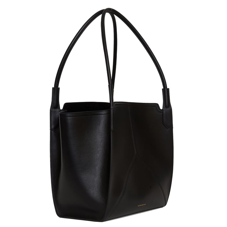 Victoria Beckham Tote Bag with V-Shaped Panel Detailing and Suede Lining