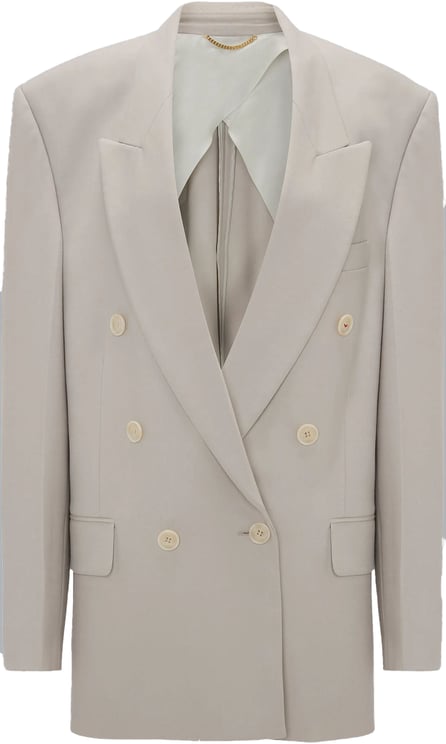 Victoria Beckham RELAXTE BLAZER MET DUBBELE RIJEN