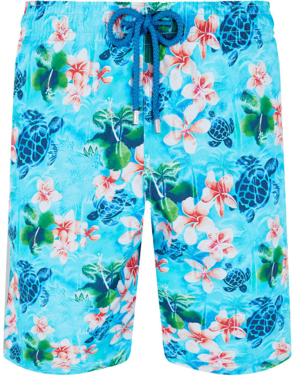 Vilebrequin Vilebrequin Cotton Swim Shorts Lazuli Blue