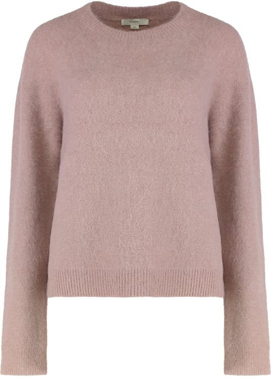 Vince Round neck sweater in brushed alpaca blend