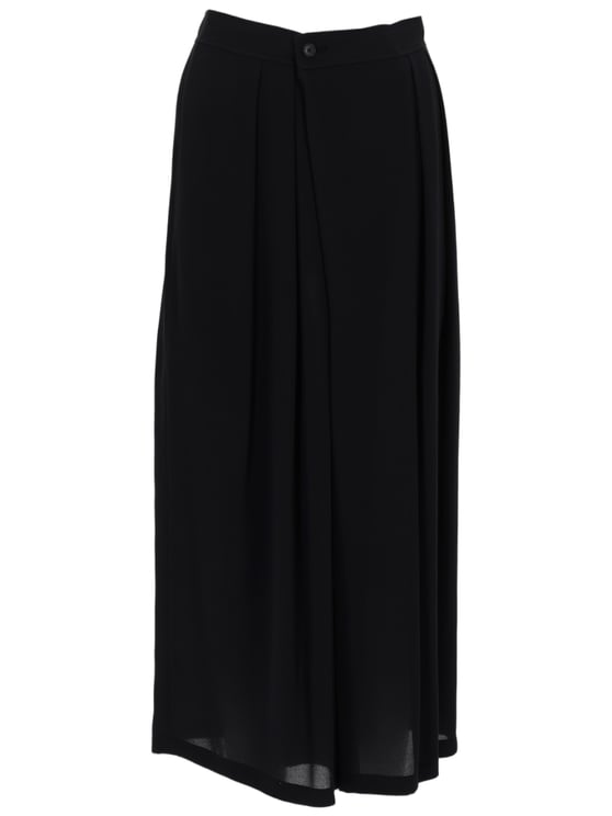 Vince Wide-Leg Pants With Pleat Detail And Button Closure