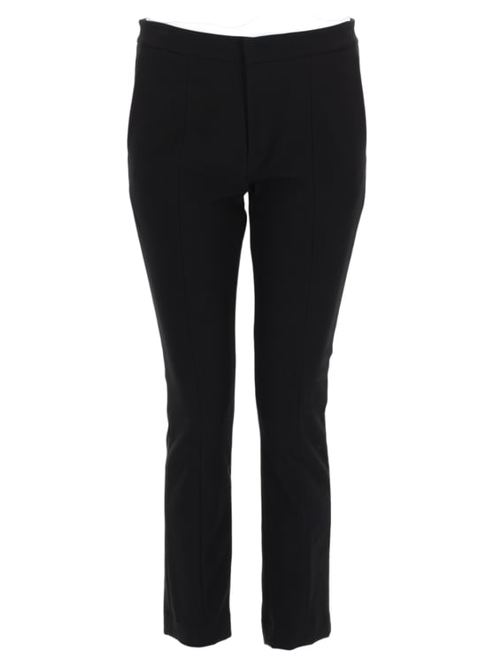 Vince Tailored Mid-Rise Cotton-Blend Slim Pants