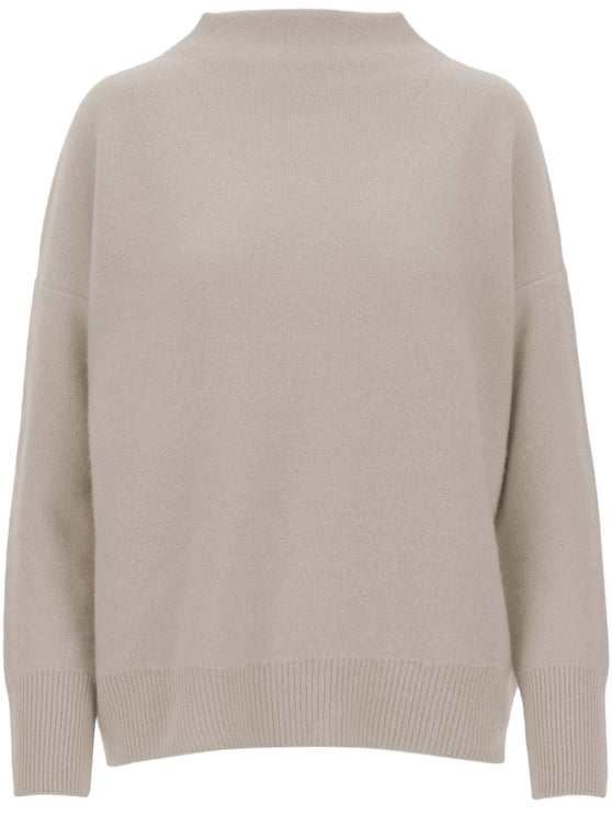 Vince Turtleneck Cashmere Sweater with Ribbed Cuffs