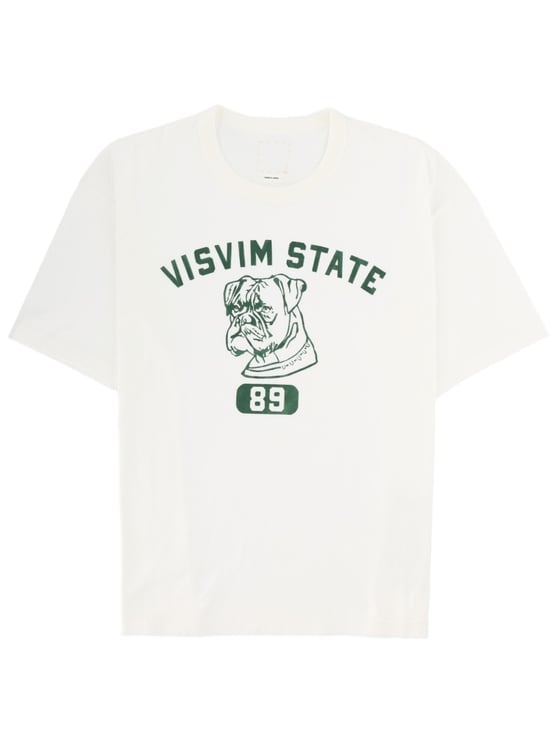 Visvim Jumbo Bulldog Cotton Graphic T-Shirt