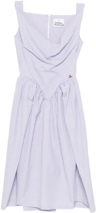 Vivienne Westwood Vivienne Westwood Sunday Dress White/blue Stripe