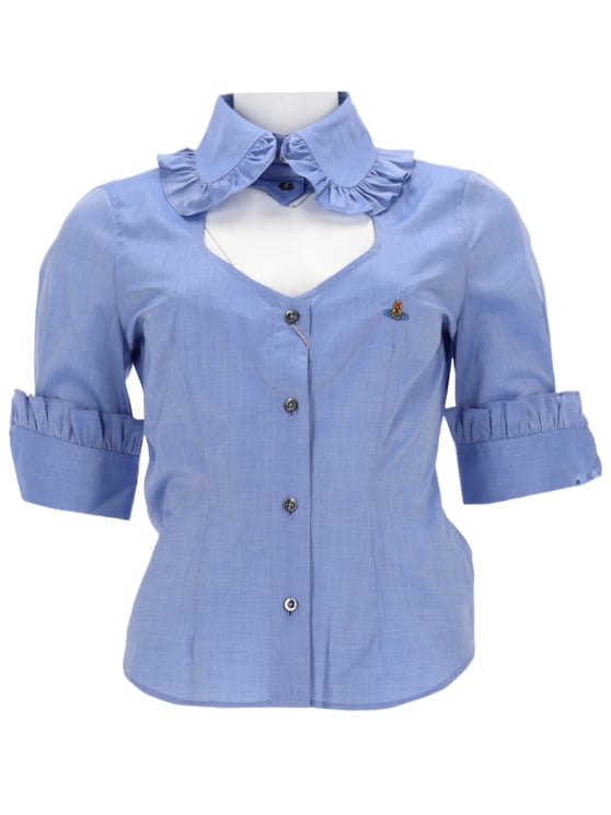 Vivienne Westwood Toulouse Frill Ruffled Cotton Shirt