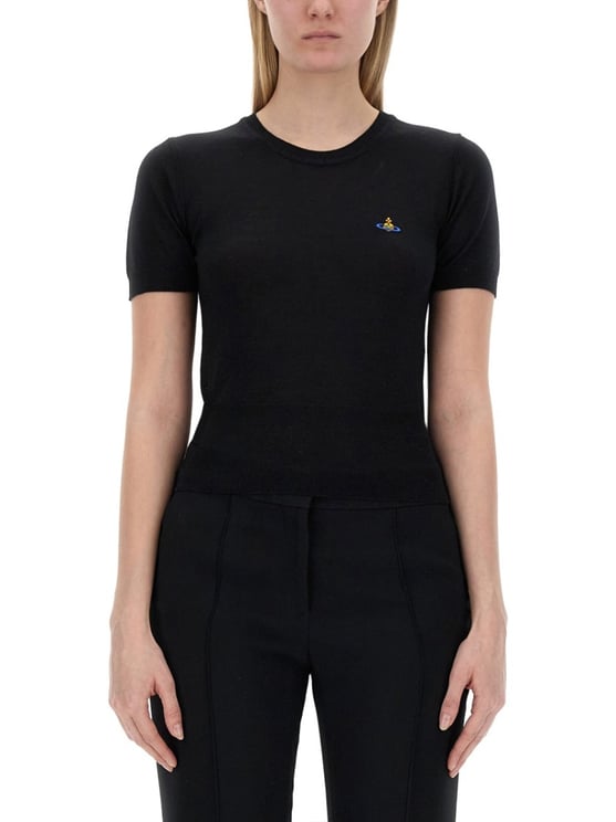 Vivienne Westwood Merino Wool-Silk Blend Knit Top