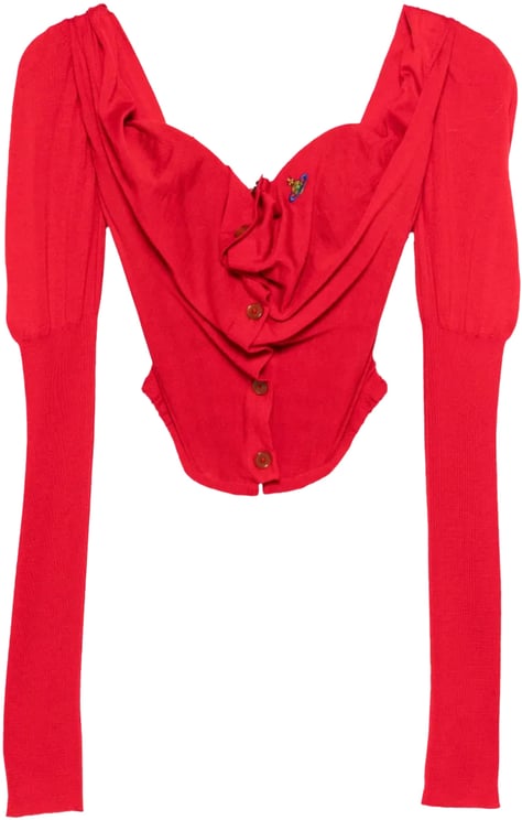 Vivienne Westwood Bea Corset Cardi Red