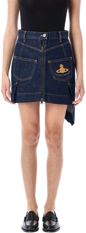Vivienne Westwood Sailor denim skirt