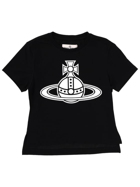 Vivienne Westwood Black Paris Orb Mini T-Shirt