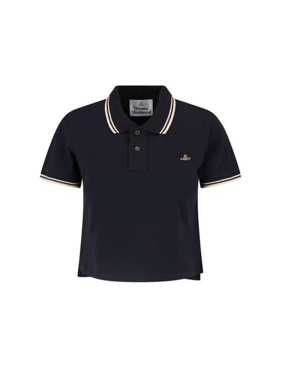 Vivienne Westwood Cropped Polo Shirt with Classic Collar