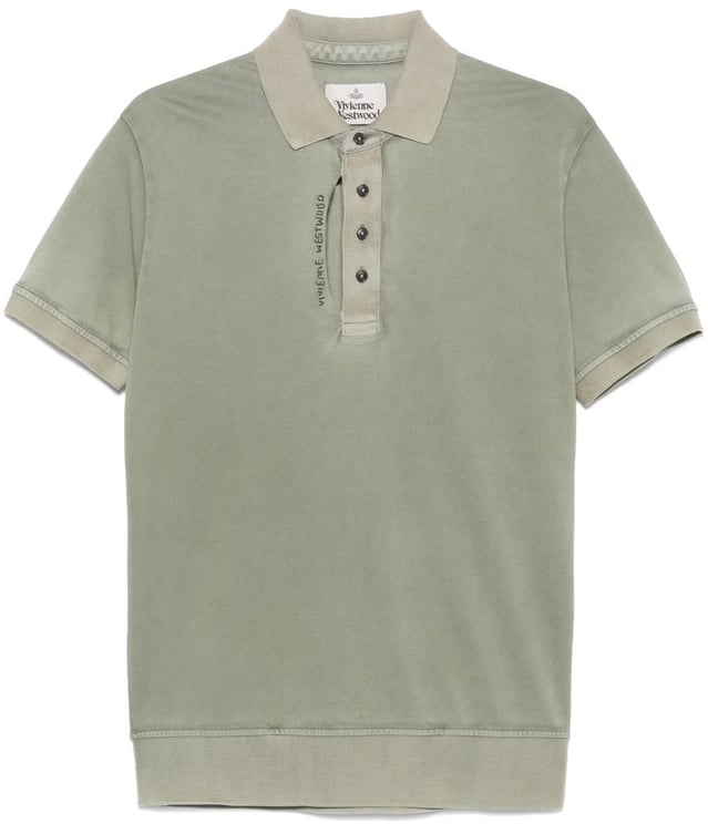 Vivienne Westwood Sage Green Polo Shirt