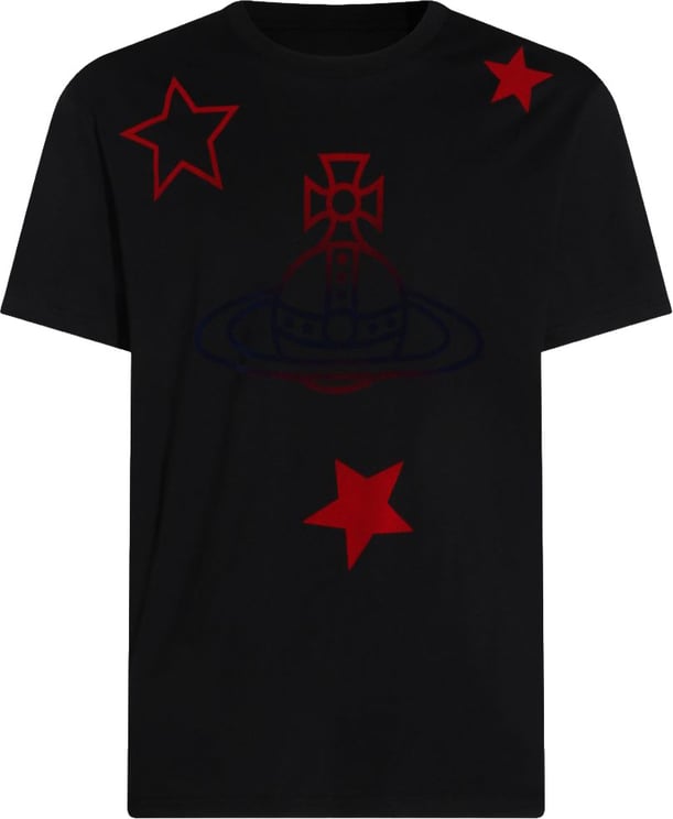 Vivienne Westwood Black Crewneck Short Sleeve T-Shirt