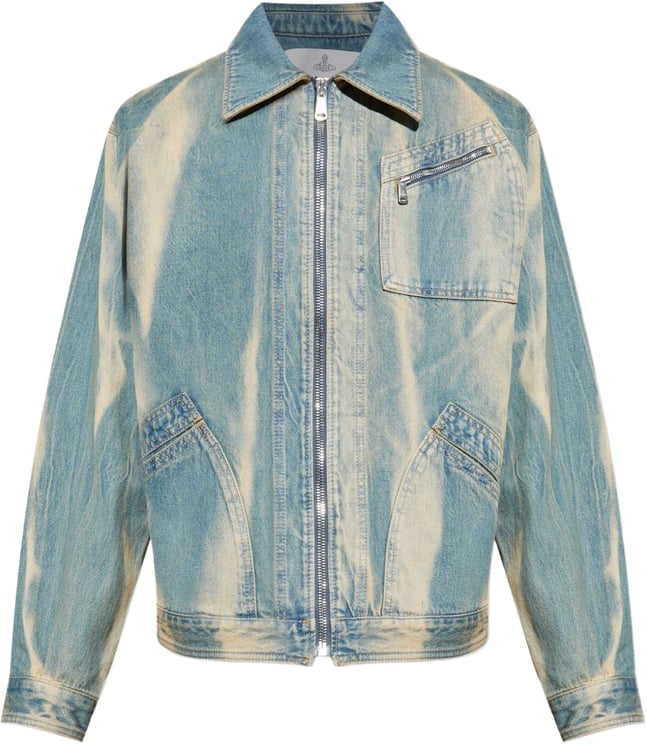 Vivienne Westwood Light Blue Faded Wash Casual Jacket