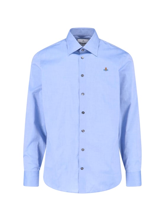 Vivienne Westwood Blue Ghost Cotton Long-Sleeve Shirt
