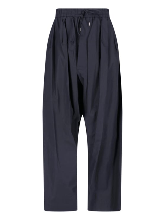 Vivienne Westwood Black Cotton Wide-Leg Pants