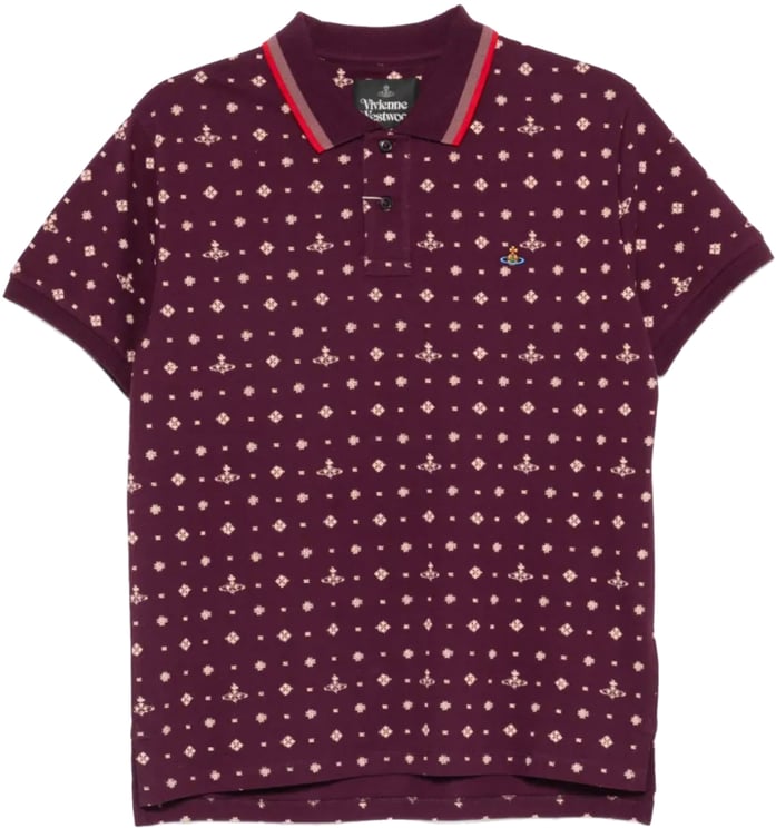 Vivienne Westwood Classic Polo Ikat/burgundy