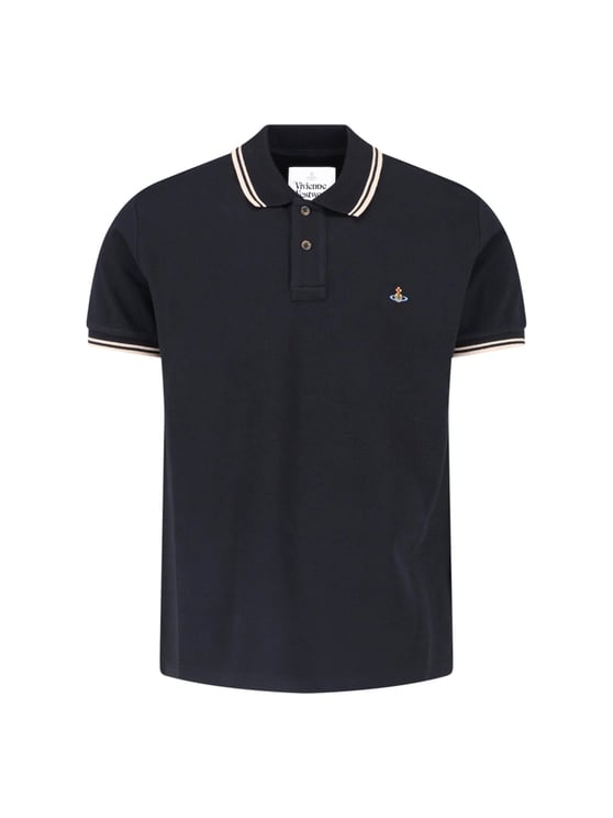 Vivienne Westwood Black Classic Cotton Polo Shirt
