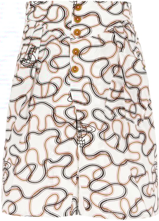 Vivienne Westwood Vivienne Westwood Printed cotton bermuda shorts
