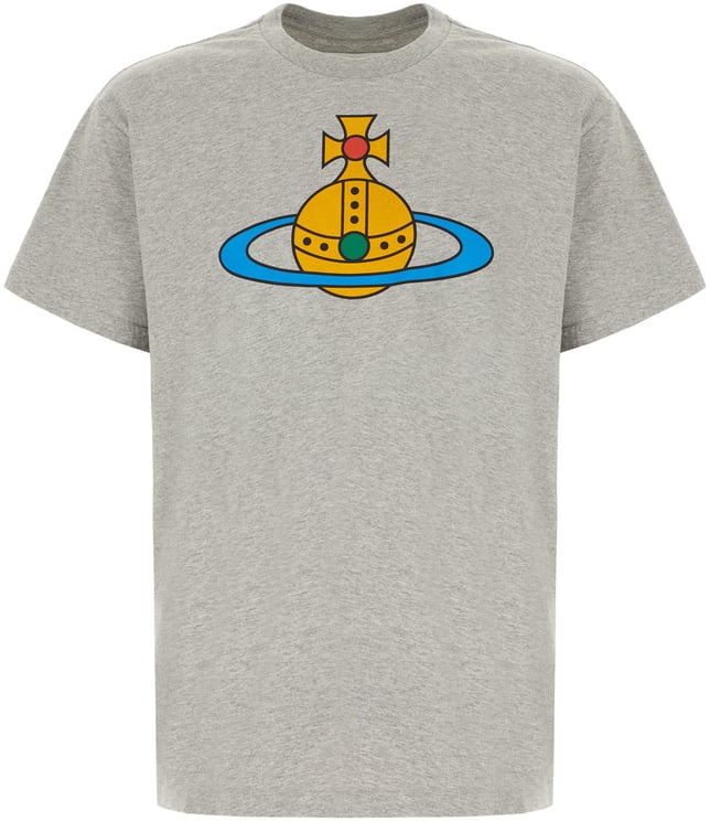 Vivienne Westwood Vivienne Westwood Melange grey cotton t-shirt
