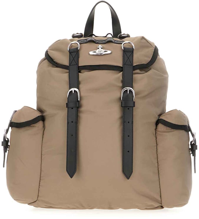Vivienne Westwood Vivienne Westwood Dove grey polyester backpack