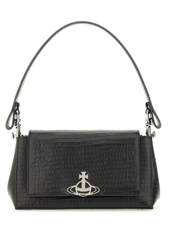 Vivienne Westwood Hazel Crocodile Pattern Medium Handbag