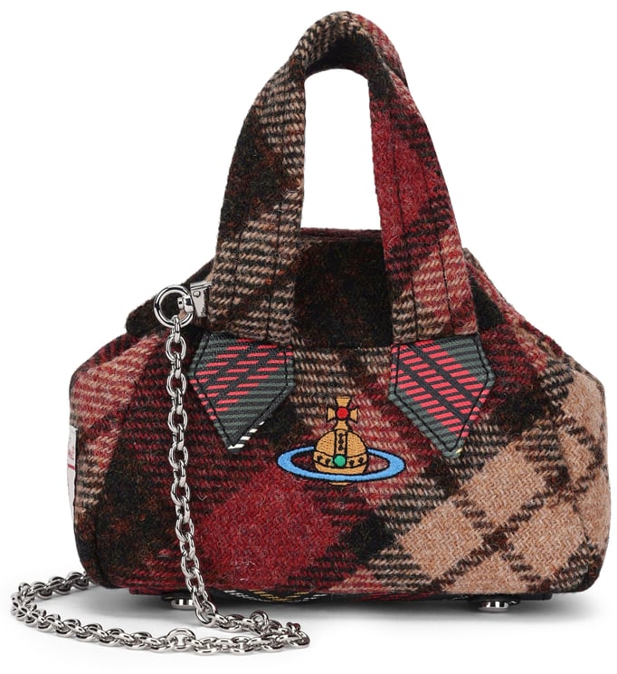 Vivienne Westwood Tweed Wool Bag