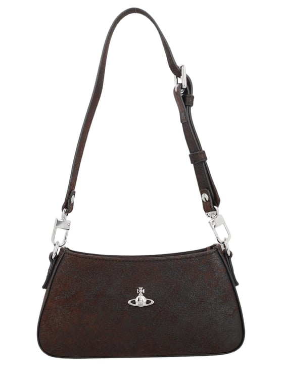 Vivienne Westwood Neutrals Tasha Soft Lambskin Shoulder Bag