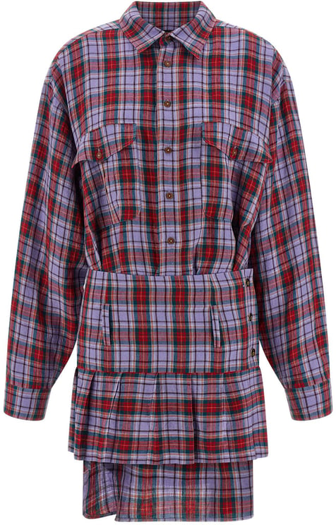 Vivienne Westwood Vivienne Westwood Multicolor Linen Short Dress