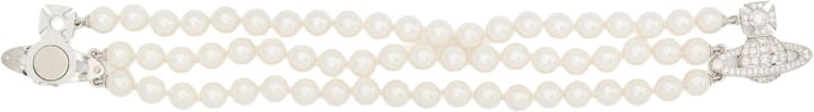 Vivienne Westwood Bijoux Platinum/Creamrose/White