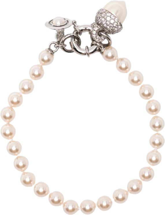 Vivienne Westwood Bijoux Platinium/White/Creamrose