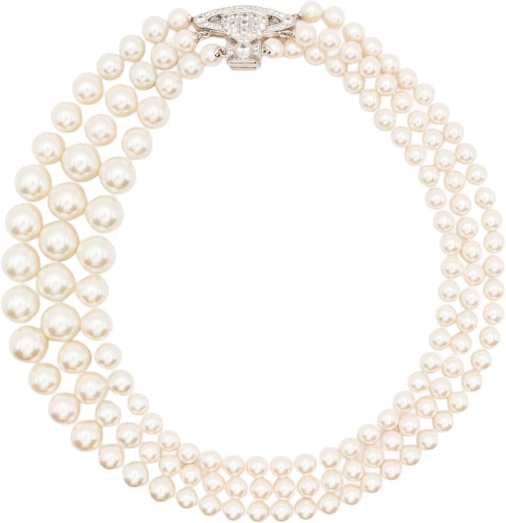 Vivienne Westwood Bijoux Platinum/Pearl