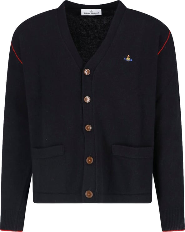Vivienne Westwood Black Crew Neck Fitted Sweater