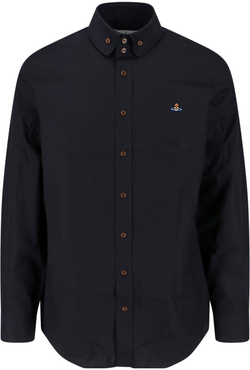 Vivienne Westwood Black Two Button Krall Cotton Shirt