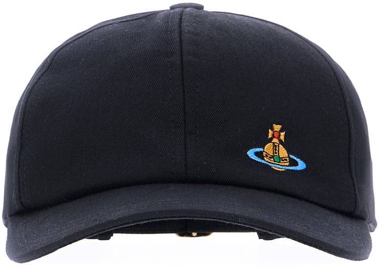 Vivienne Westwood Vivienne Westwood Midnight blue cotton baseball cap