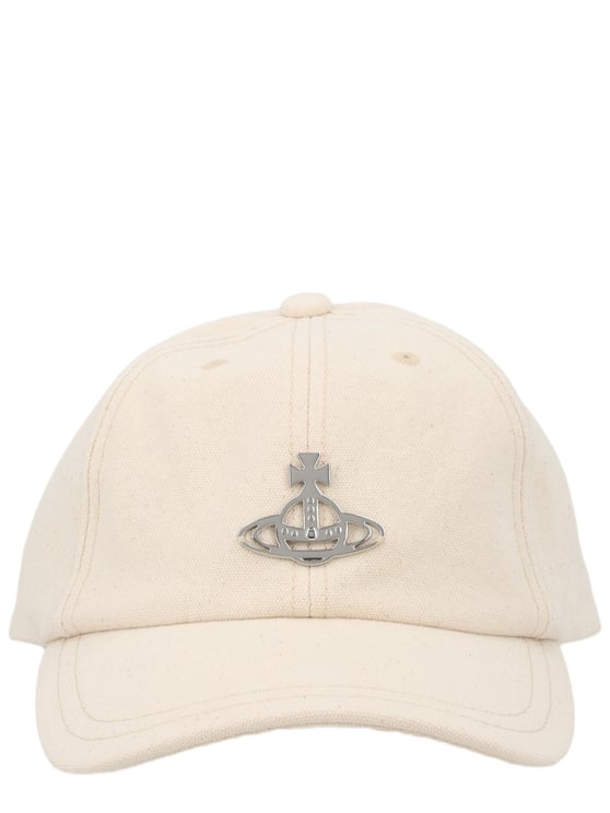 Vivienne Westwood Edgewear Curved Brim Cotton Hat