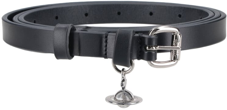 Vivienne Westwood "Mini Alex Charm" Belt – Black