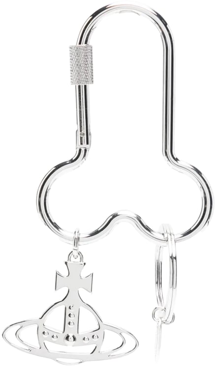 Vivienne Westwood Penis Carabiner Keyring Silver