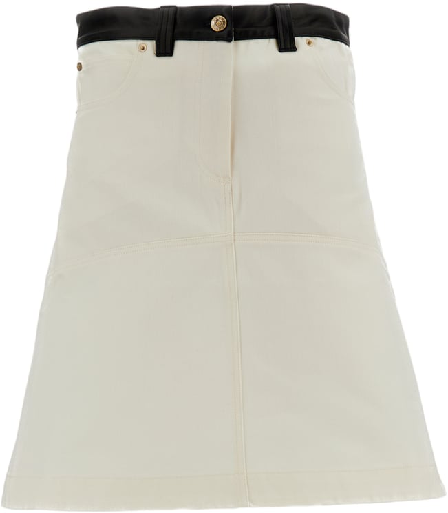 Wales Bonner Organinic Cotton Denim Skirt