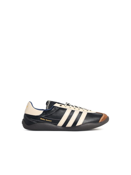 Wales Bonner 'Karintha' Black Leather Sneakers