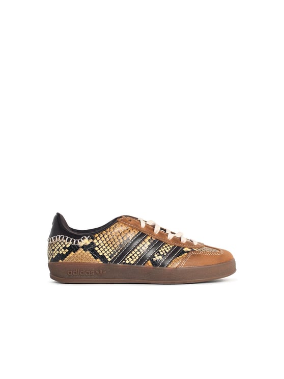 Wales Bonner 'Gazzelle Snake' Beige Leather Sneakers
