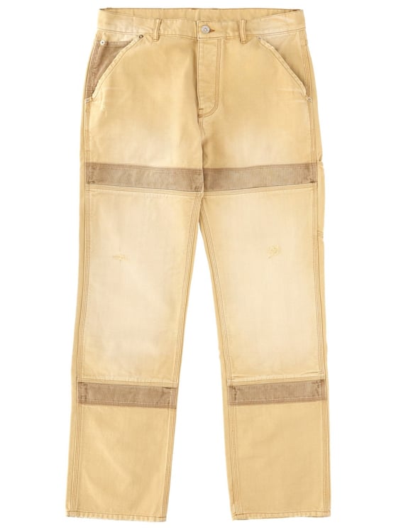 Wales Bonner Beige Cotton Sierra Panel Jeans
