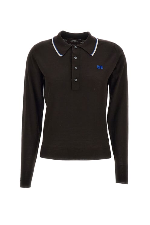 Wales Bonner Brown Wales Bonner Polo Shirt