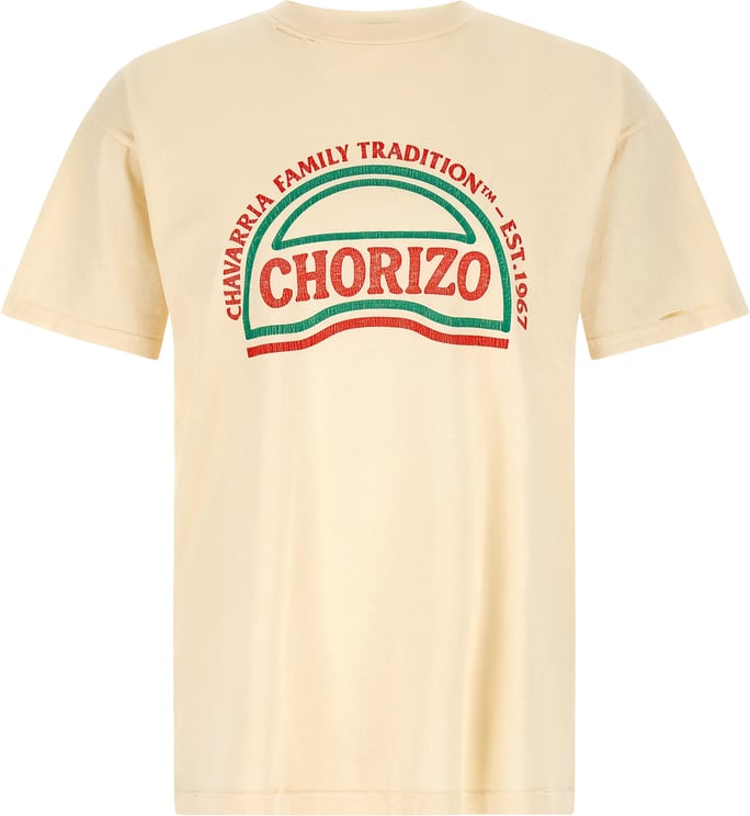 Willy Chavarria WILLY CHAVARRIA Beige Cotton T-Shirt