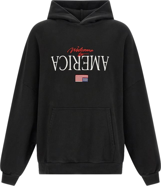 Willy Chavarria WILLY CHAVARRIA Black Cotton Sweatshirt