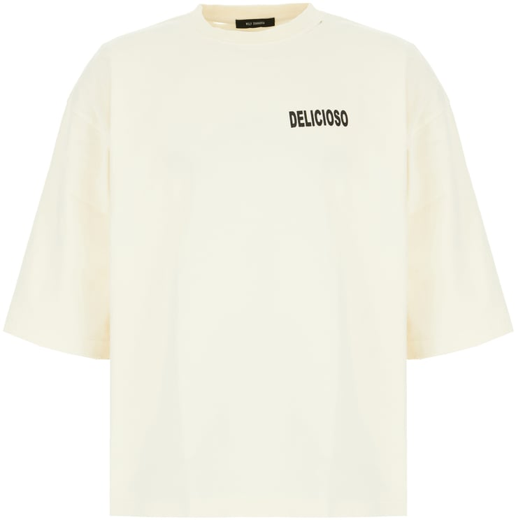 Willy Chavarria Willy Chavarria Sand cotton t-shirt