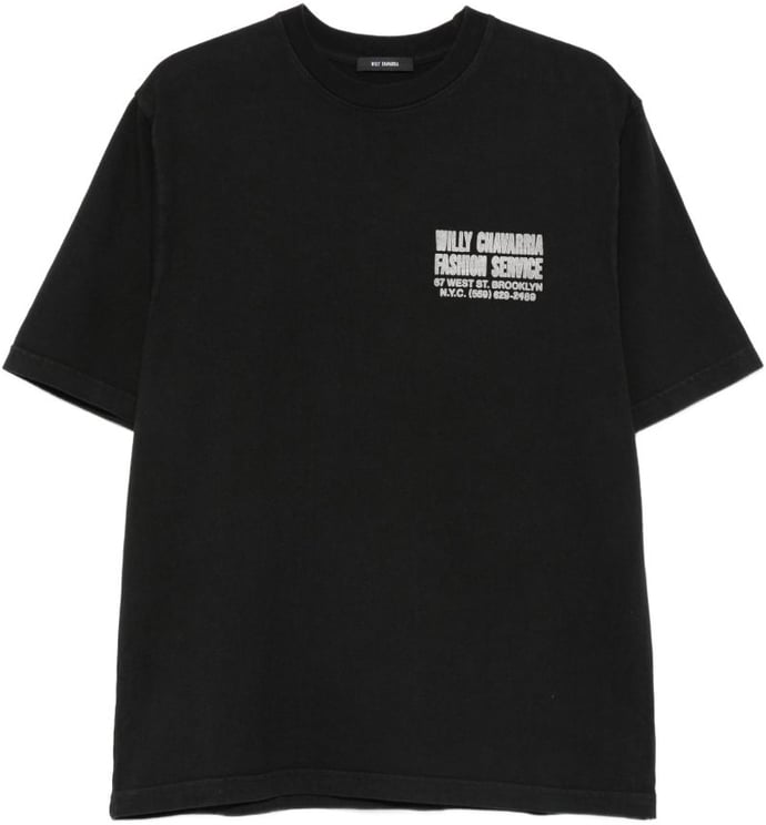 Willy Chavarria T-Shirts And Polos Black